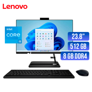 ALL-IN-ONE LENOVO IDEACENTRE3 24IAP7 INTEL CORE I5-12450H 2.0G / RAM 8GB DRR4 / SSD 512GB / PANTALLA  23.8" FHD IPS