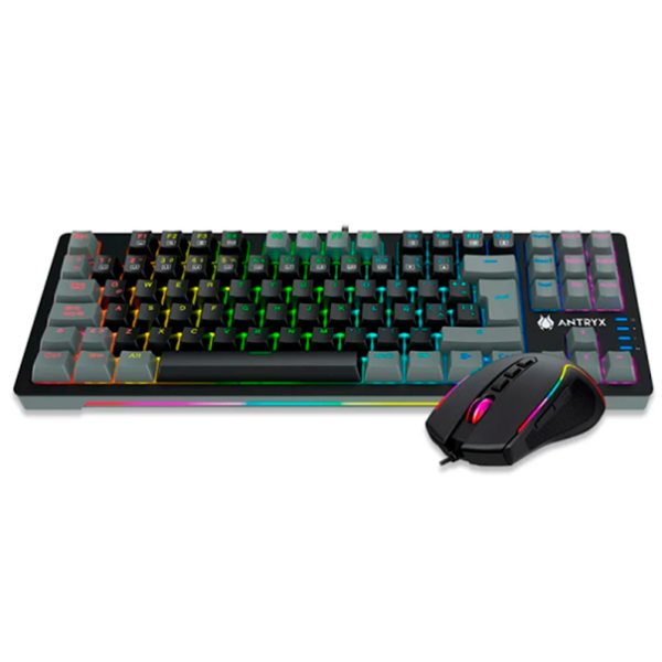 TECLADO ANTRIX  GC-5500 CHROME STORM  KIT GAMING TECLADO + MOUSE - Imagen 2