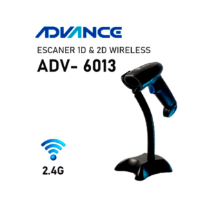 LECTOR DE CODIGO DE BARRA ADVANCE INALAMBRICO ADV-6013N BATERIA 1500MAH